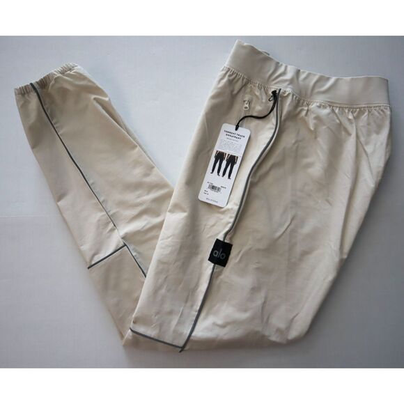 Alo Yoga M5097R Men's Sz M Bone/Beige Torrent Track Sweatpants - Picture 15 of 16